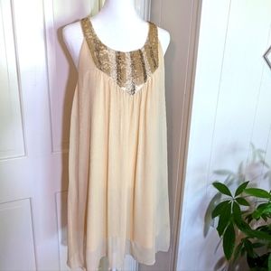 Forever 21 Dress, Large, EUC, sequins, beading on neckline,